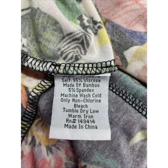 Johnny Was Colorful Floral Midi Dress - Picture 10 of 11